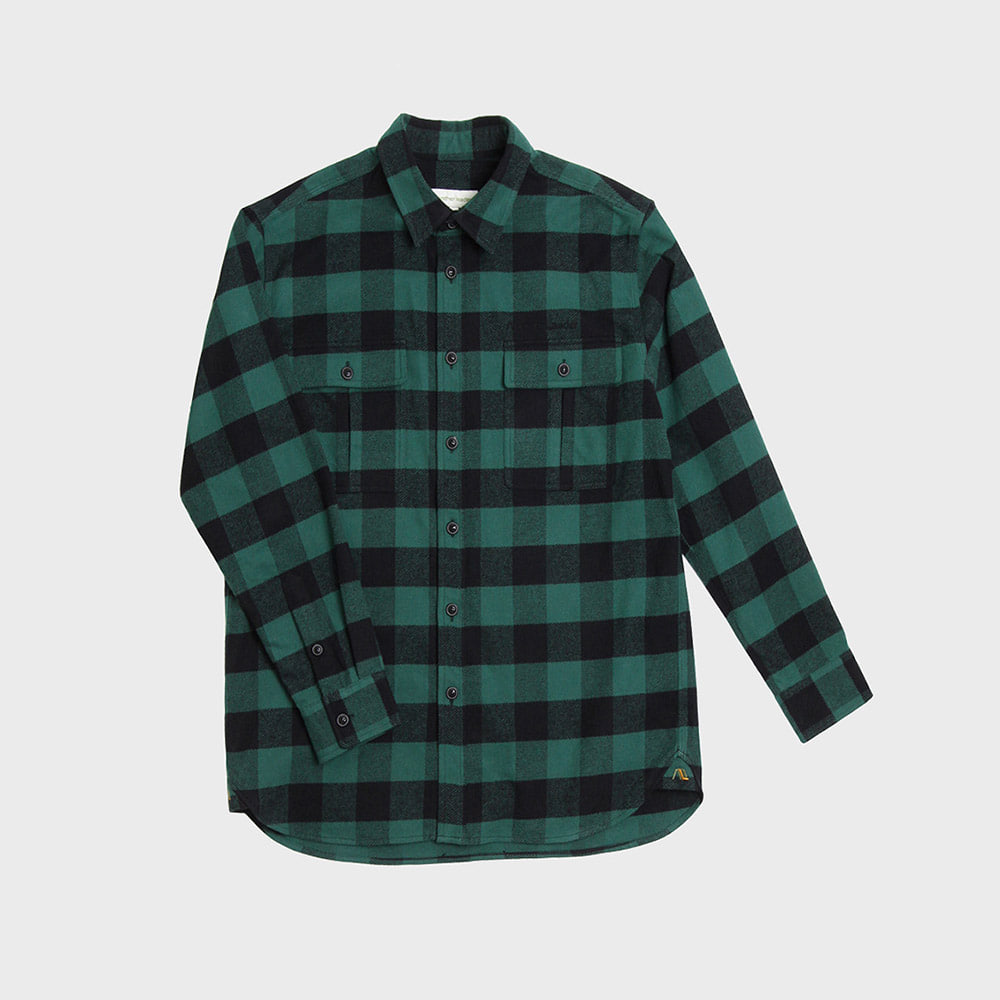 Heavy Check Shirt (Green)